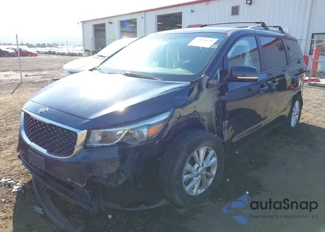 2016 Kia Sedona Lx from USA, damaged, VIN KNDMB5C13G6082519